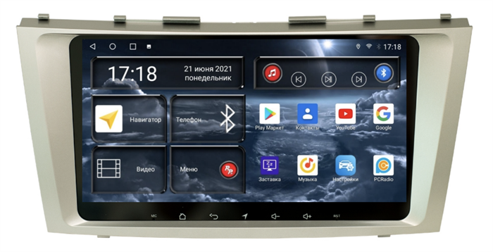 Штатная магнитола Redpower 71264 для Toyota Camry V40 2006-2011 на Android 10.0 - фото 229043