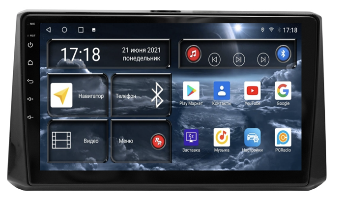 Штатная магнитола Redpower 71072 для Toyota Corolla XII (E210) 2019-2025 на Android 10.0 - фото 229097