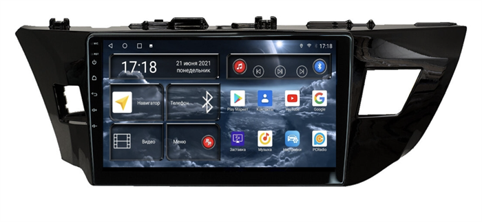 Штатная магнитола Redpower 71066 для Toyota Corolla XI 2013-2015 на Android 10.0 - фото 229127