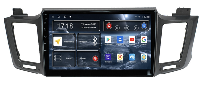 Штатная магнитола Redpower 71017 для Toyota RAV4 (CA40) 2013-2019 на Android 10.0 - фото 229283