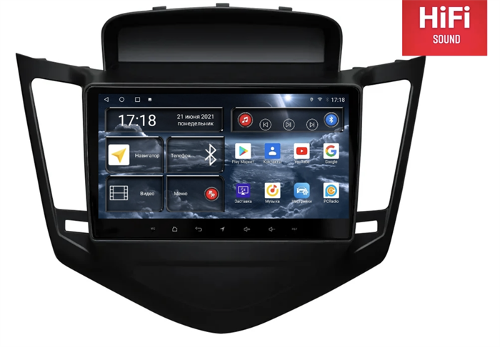 Штатная магнитола Redpower 75045B Hi-Fi для Chevrolet Cruze I 2009-2012 на Android 10.0 - фото 229589