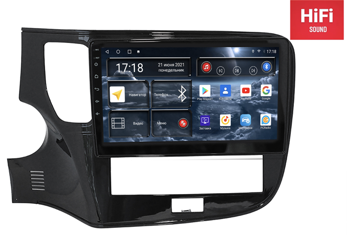 Штатная магнитола Redpower 75256 Hi-Fi для Mitsubishi Outlander III 2019-2024 на Android 10.0 - фото 230385