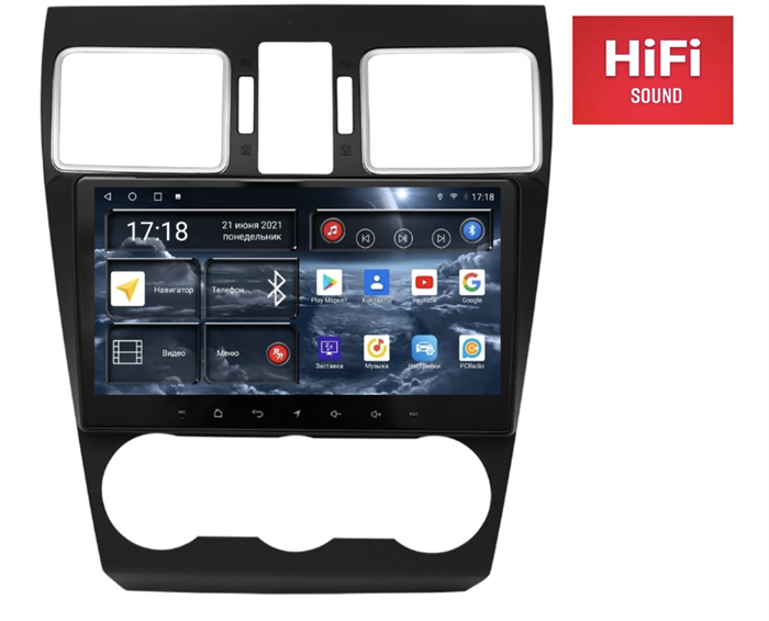 Штатная магнитола Redpower 75262 Hi-Fi для Subaru Forester IV, XV I 2015-2018 на Android 10.0 - фото 230660