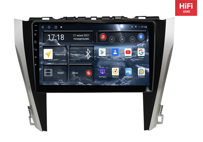 Штатная магнитола Redpower 75231 Hi-Fi для Toyota Camry V55 2014-2018 на Android 10.0 - фото 230768
