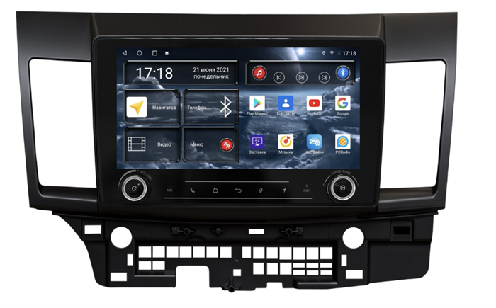Штатная магнитола Redpower K71037 для Mitsubishi Lancer 2007-2017 на Android 10.0 - фото 231675