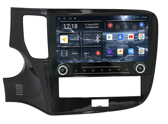 Штатная магнитола Redpower K71256 для Mitsubishi Outlander III 2019-2024 на Android 10.0 - фото 231704