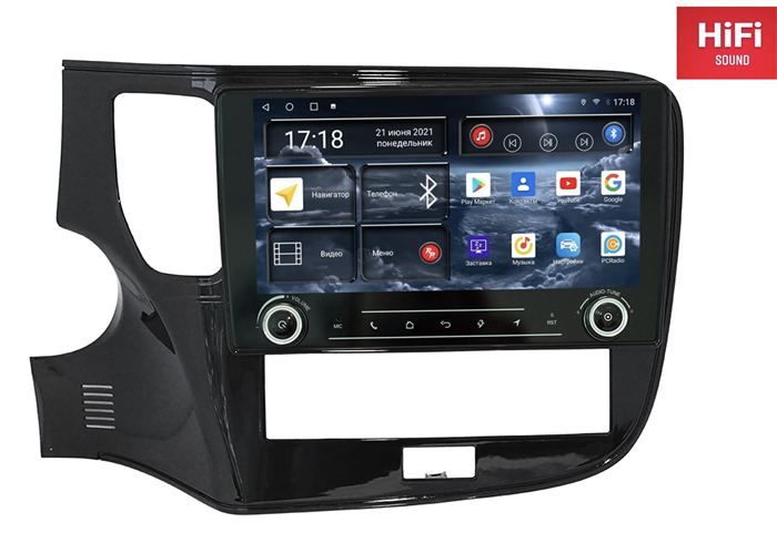 Штатная магнитола Redpower K75256 Hi-Fi для Mitsubishi Outlander III 2019-2024 на Android 10.0 - фото 231715