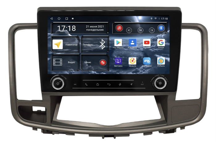 Штатная магнитола Redpower K71300M для Nissan Teana II 2008-2013 с монохромным дисплеем на Android 10.0 - фото 231787