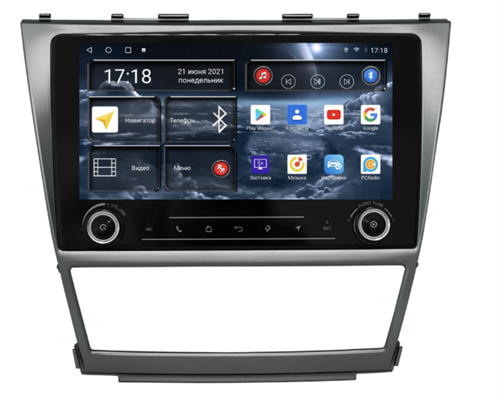 Штатная магнитола Redpower K71064 для Toyota Camry V40 2006-2011 климат для рынка США на Android 10.0 - фото 232037