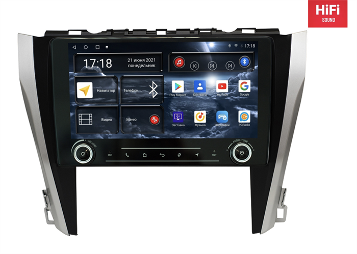 Штатная магнитола Redpower K75231 Hi-Fi для Toyota Camry V55 2014-2018 на Android 10.0 - фото 232088