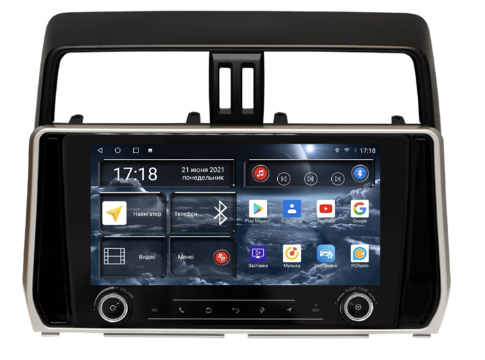 Штатная магнитола Redpower K71365 для Toyota Land Cruiser Prado 150 2017-2020 на Android 10.0 - фото 232243