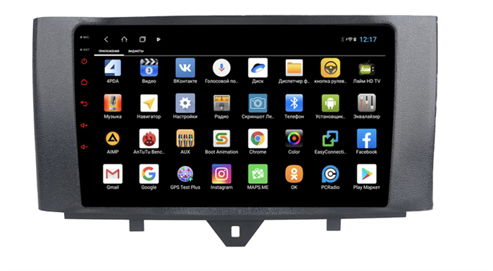Parafar для Mercedes Smart 2007-2015 на Android 12.0 (PF215XHD) - фото 232874