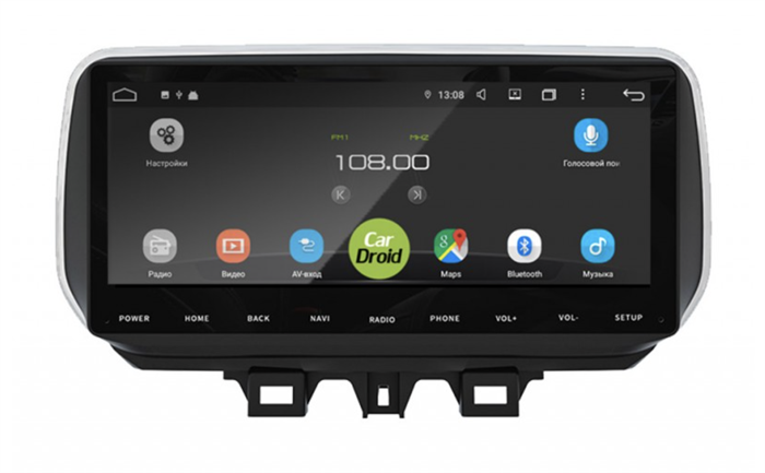 Штатная магнитола Roximo CarDroid RD-2023W для Hyundai Tucson III 2018-2021 на Android 10.0,DSP - фото 233308