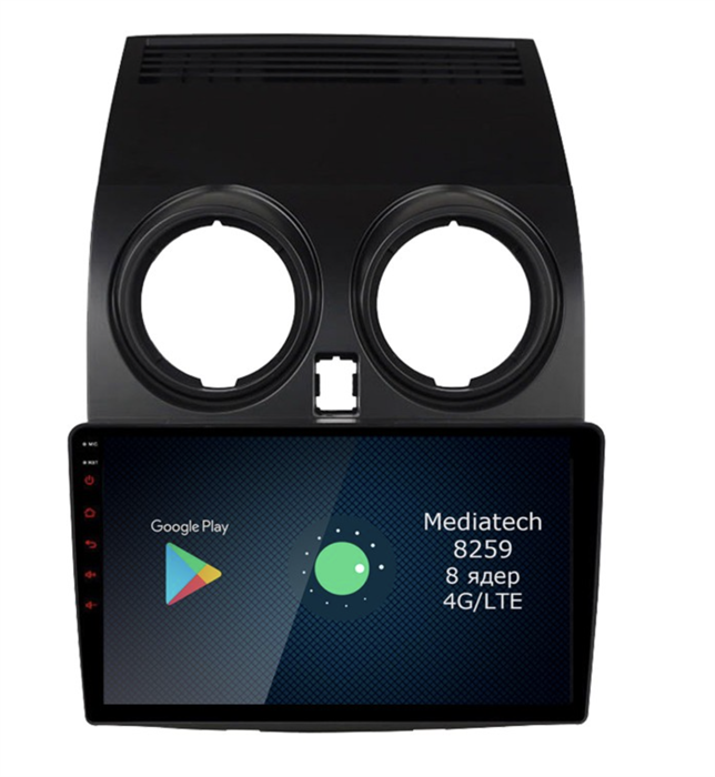 Штатная магнитола Roximo 4G RX-1209 для Nissan Qashqai I 2007-2013 на Android 12.0 - фото 234208