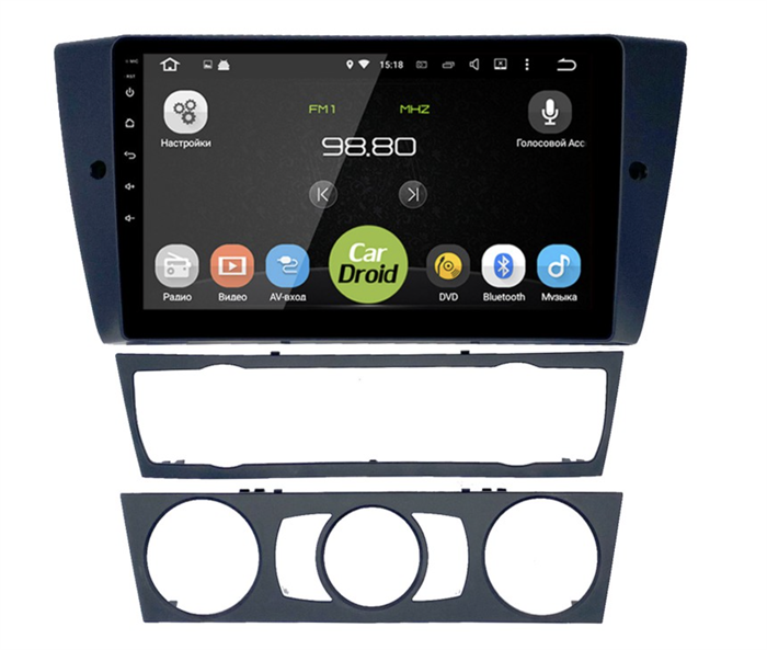 Штатная магнитола Roximo CarDroid RD-2742F для BMW 3-серии 2005-2012 E90 на Android 10.0 - фото 234714
