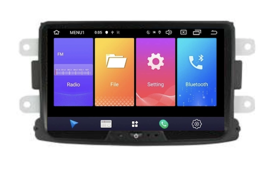 ШТАТНАЯ МАГНИТОЛА RENAULT LOGAN, DUSTER, NISSAN TERRANO, LADA XRAY LETRUN 2128 ANDROID 7.X ALWINNER - фото 238257