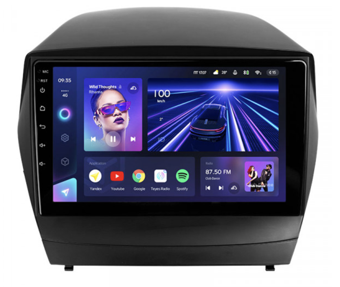 Штатная магнитола Teyes CC3 3/32 GB для Hyundai ix35, Tucson II 2010-2015 на Android 10.0 - фото 240817