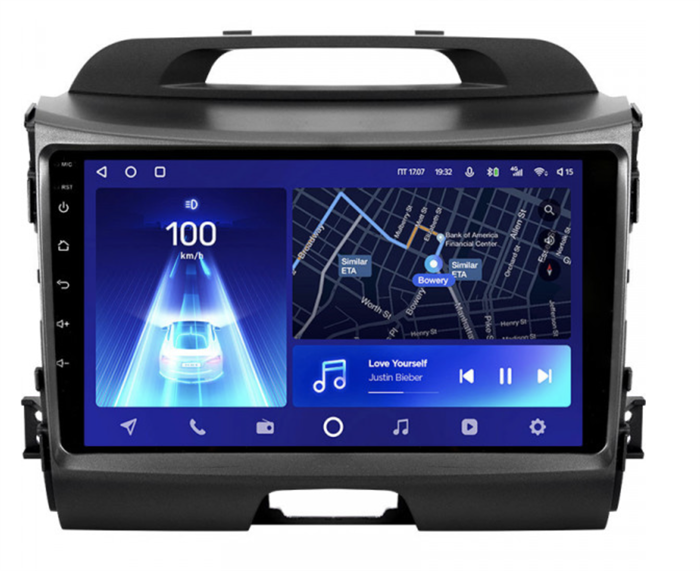 Штатная магнитола Teyes CC2 Plus 4/64 ГБ для KIA Sportage III 2010-2016 на Android 10.0 - фото 240884