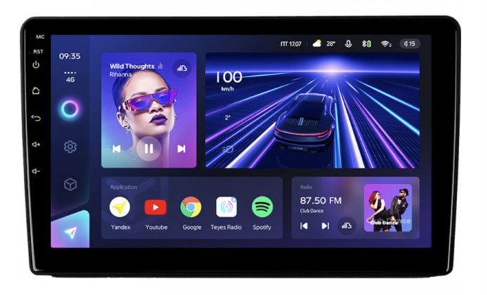 Автомагнитола Teyes CC3 6/128 ГБ для Lada Granta I 2011-2018 на Android 10.0 - фото 240904