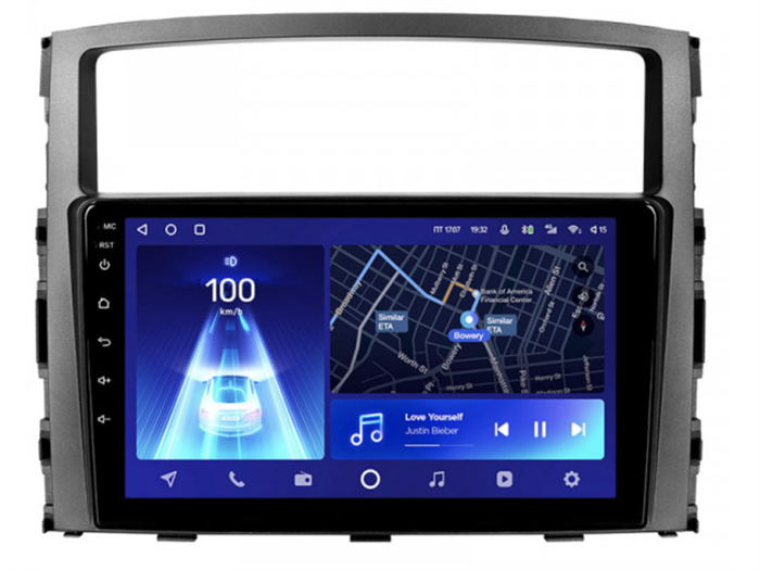 Штатная магнитола Teyes CC2 Plus 6/128 ГБ для Mitsubishi Pajero IV 2006-2019 на Android 10.0 - фото 240961