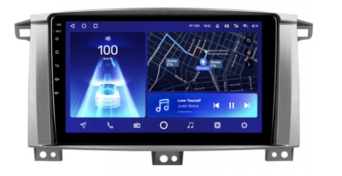 Штатная магнитола Teyes CC2 Plus 4/64 ГБ для Toyota Land Cruiser 100 2002-2007 на Android 10.0 - фото 241223
