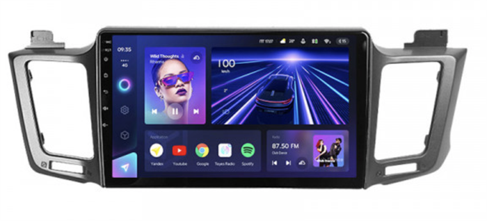 Штатная магнитола Teyes CC3 4/64 ГБ для Toyota RAV4 (CA40) 2013-2019 на Android 10.0 - фото 241241