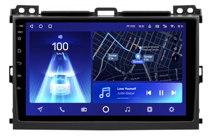 Штатная магнитола Teyes CC2 Plus 3/32 ГБ для Toyota Land Cruiser Prado 120 2002-2009 на Android 10.0 - фото 241256