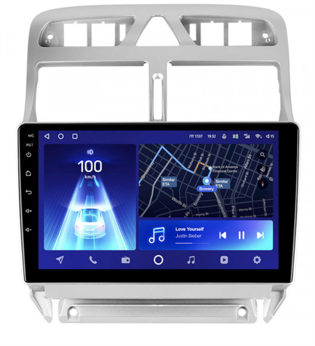 Штатная магнитола Teyes CC2 Plus 6/128 ГБ для Peugeot 307 I 2001-2008 на Android 10.0 - фото 244064