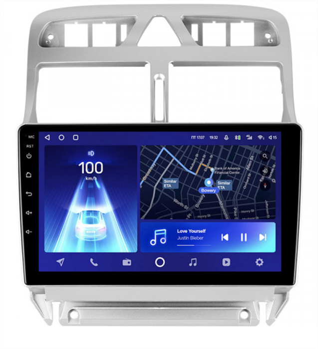 Штатная магнитола Teyes CC2 Plus 4/64 ГБ для Peugeot 307 I 2001-2008 на Android 10.0 - фото 244071