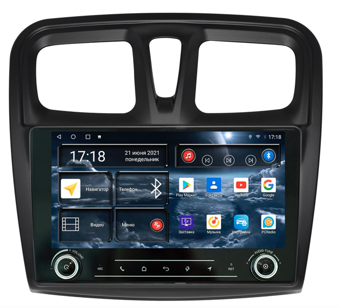 Штатная магнитола Redpower K71158 для Renault Logan II, Sandero II 2013-2022 на Android 10.0 - фото 244290