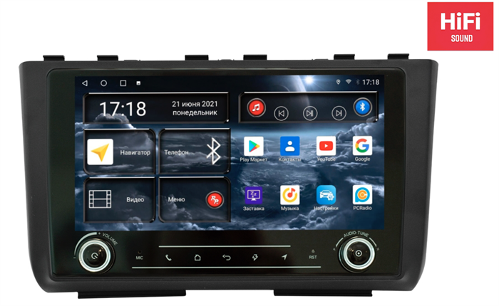 Штатная магнитола Redpower K75125 Hi-Fi для Hyundai Creta 2021-2024 на Android 10.0 - фото 245736