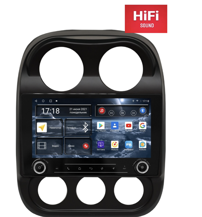 Штатная магнитола Redpower K75316 Hi-Fi для Jeep Compass I 2011-2016 на Android 10.0 - фото 245782