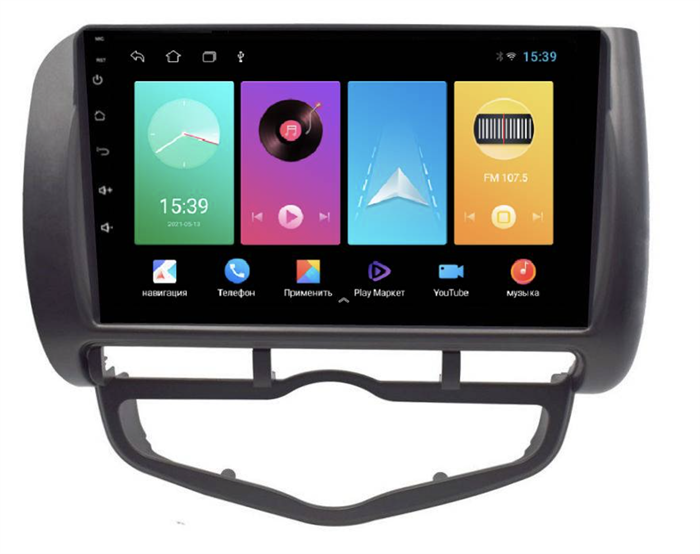 Магнитола FarCar D1232M для Honda Fit 2001 - 2007 на Android 8.1 - фото 246337