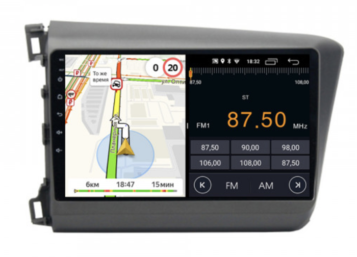Parafar для Honda Civic 2012-2016 на Android 11.0 (PF132FHD) - фото 249458