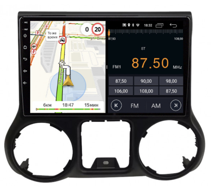 Parafar для Jeep Wrangler III (JK) 2007-2017 на Android 11.0 (PF099FHD) - фото 249813