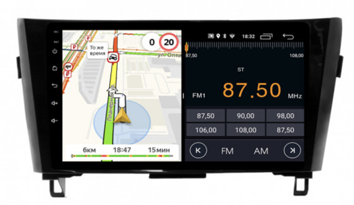 Parafar для Nissan Qashqai II 2014-2019 на Android 11.0 (PF967FHD) - фото 250641