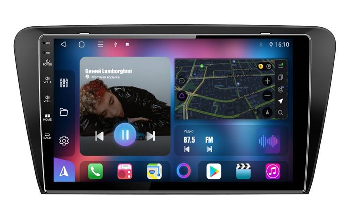 Магнитола Farcar XL483M (S500 PLUS) (6/128ГБ) для Skoda Octavia III (A7) 2013-2018 на Android 12.0 - фото 251812