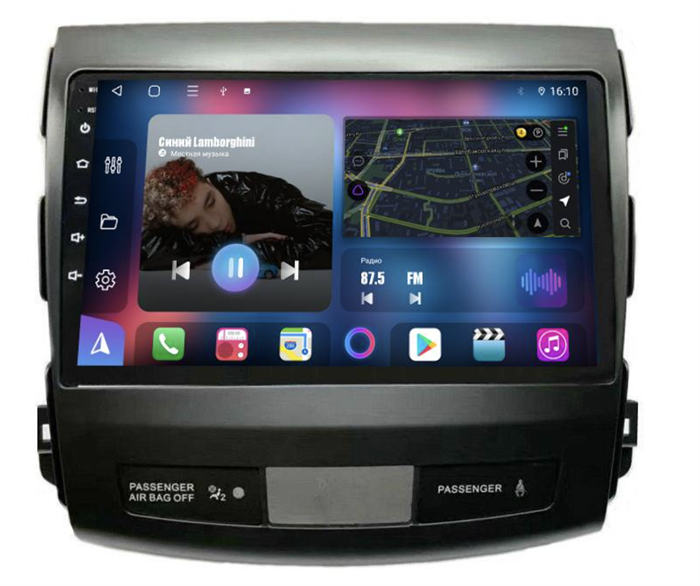 Магнитола Farcar XL056M (S500 PLUS) (6/128ГБ) для Peugeot 4007 (2007 - 2012) на Android 12.0 - фото 252076