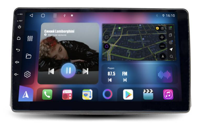 Магнитола Farcar XL3108M (S500 PLUS) (6/128ГБ) для UAZ Patriot 2016+ low на Android 12.0 - фото 252136