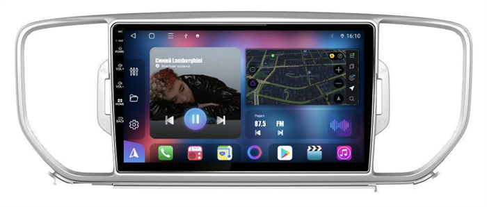 Магнитола Farcar XL576M (S500 PLUS) (6/128ГБ) для KIA Sportage IV 2016-2018 на Android 12.0 - фото 252252