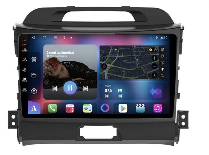 Магнитола Farcar XL537M (S500 PLUS) (6/128ГБ) для KIA Sportage III 2010-2016 на Android 12.0 - фото 252472