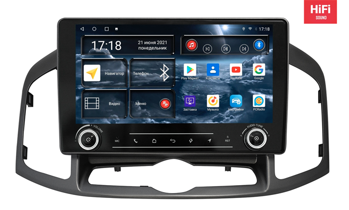Штатная магнитола Redpower K75109 Hi-Fi для Chevrolet Captiva I 2011-2015 на Android 10.0 - фото 254226