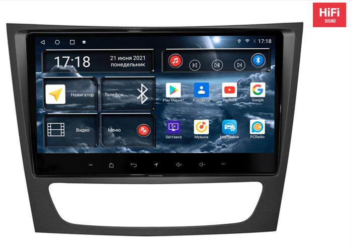 Штатная магнитола Redpower 75568 Hi-Fi для Mercedes E-klasse (W211) 2002-2009 на Android 10.0 - фото 254250