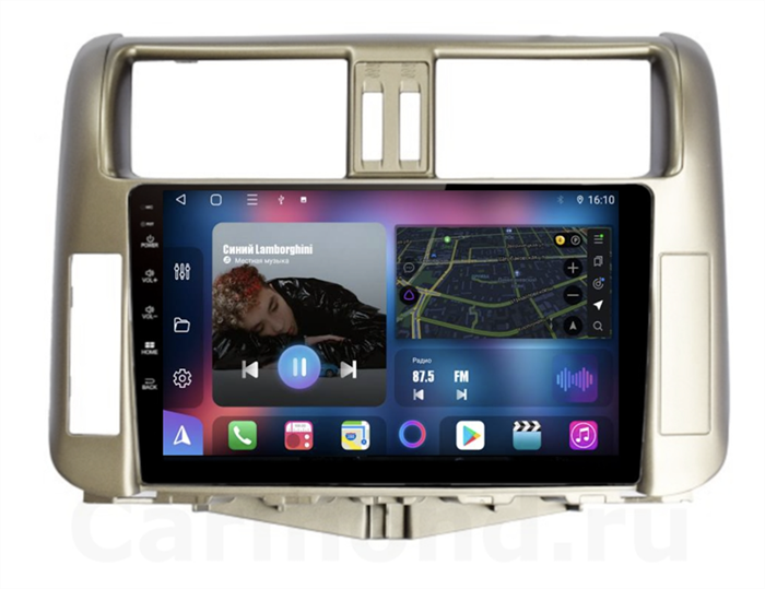 Магнитола Farcar TM065M (S500 PLUS) для Toyota Land Cruiser Prado 150 2009-2013 (цвет бронза) на Android 12.0 - фото 254355