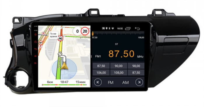 Parafar для Toyota Hilux 2018+ на Android 11.0 (PF063FHD-Low) - фото 254519
