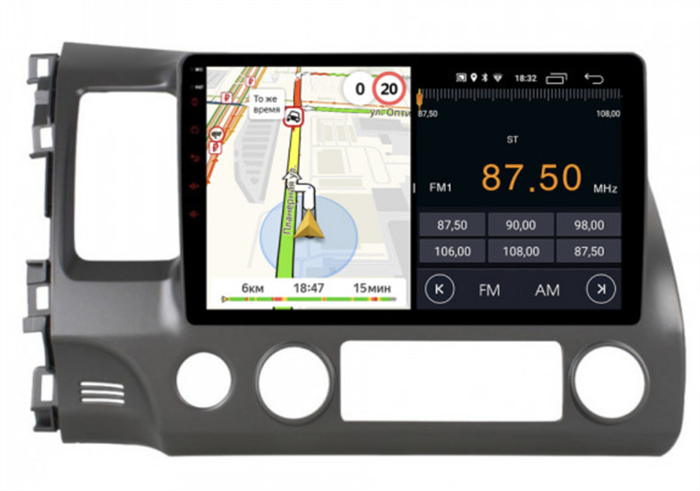 Parafar для Honda Civic 2006-2011 на Android 11.0 (PF044FHD-Low) - фото 254616