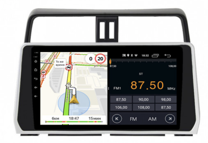 Parafar для Toyota Land Cruiser Prado 150 2017-2020 на Android 11.0 (PF348FHD-Low) - фото 254736