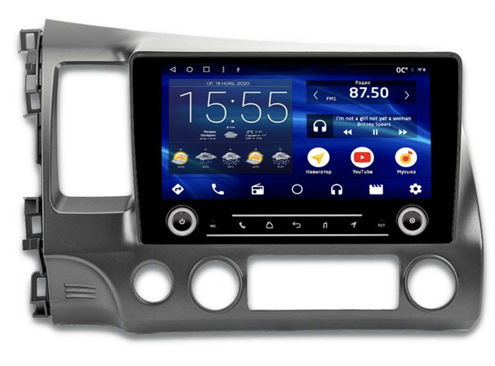 Автомагнитола IQ NAVI P6K-1504CFSHD SUPER HD (6/128ГБ) для Honda Civic 2006-2012 на Android 10.0 - фото 256629
