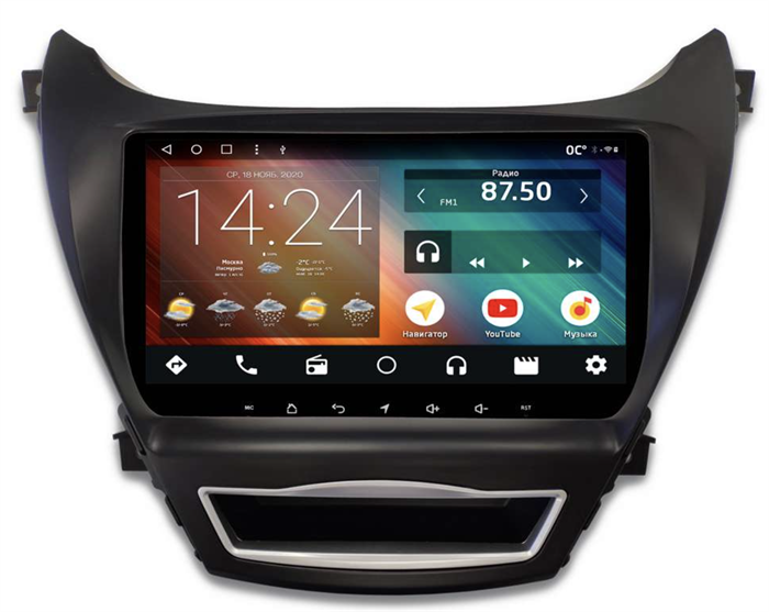 Штатная магнитола IQ NAVI P6-1601CFSHD SUPER HD (6/128ГБ) для Hyundai Elantra 2011-2014 на Android 10.0 - фото 256783