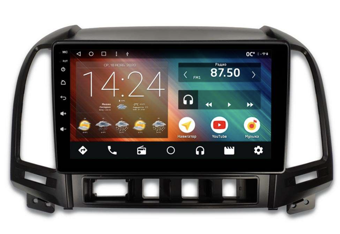 Автомагнитола IQ NAVI P6-1603CFSHD (6/128ГБ) для Hyundai Santa Fe II 2005-2012 на Android 10.0 - фото 257044